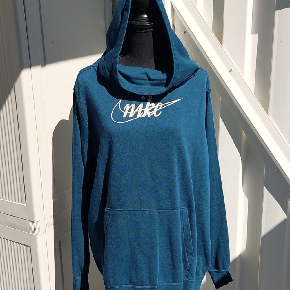 Nike Women's 1X Teal Hoodie Sweatshirt